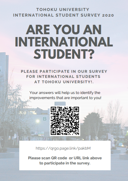 Tohoku University International Student Survey Tohoku University